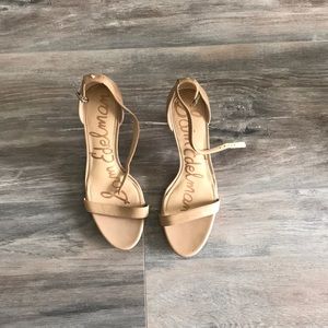 Sam Edelman strappy nude heels